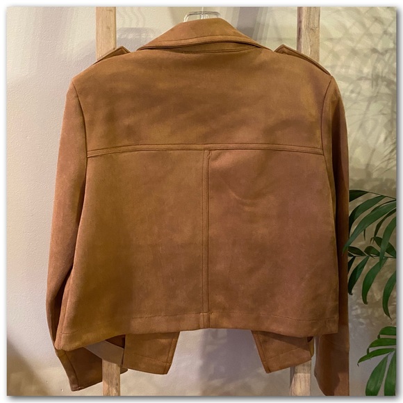 Philosophy Faux Suede Moto Jacket - Picture 4 of 7